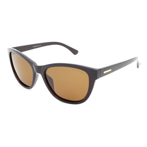 [9340457015389] Stiletto Charlotte C2 Crystal Dark Brown / Brown Polarised Lenses