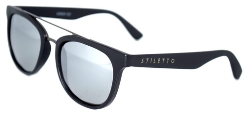 [9337217000310] Stiletto Coco C3 Black / Silver Revo Polarised Lenses