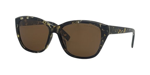 [9340457028808] Stiletto Coral C6 Crystal Rose w Demi Black / Brown Polarised Lenses