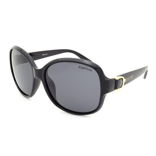 [9337217006206] Stiletto Delta C1 Shiny Black / Smoke Polarised Lenses