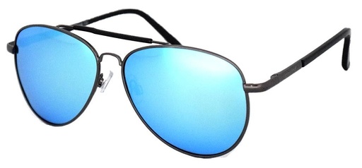 [9340457011633] Stiletto Dixie C3 Gunmetal Black / Blue White Revo Polarised Lenses