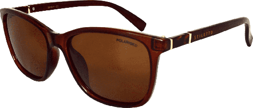 [9340457020857] Stiletto Emma C3 Crystal Dark Brown / Brown Polarised Lenses