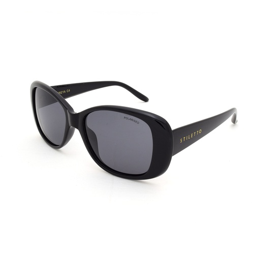 [9337217020615] Stiletto Freya C4 Black / Smoke Polarised Lenses