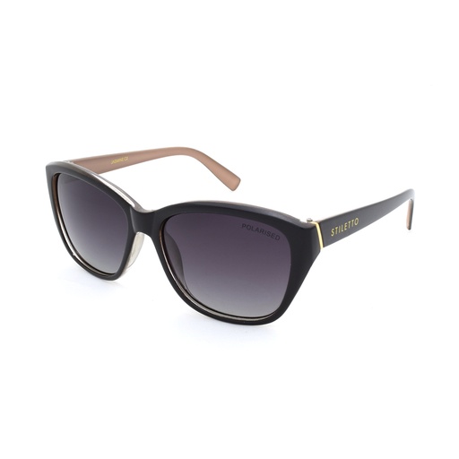 [9340457018625] Stiletto Jasmine C2 Crystal Brown / Smoke Gradient Polarised Lenses