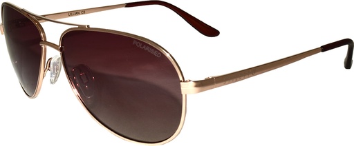 [9340457018366] Stiletto Lillian C3 Light Gold / Brown Gradient Polarised Lenses