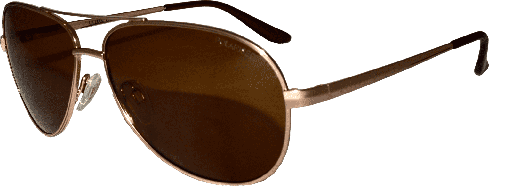 [9340457018373] Stiletto Lillian C4 Light Gold / Brown Polarised Lenses