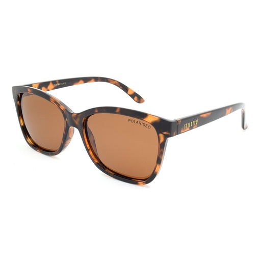 [9337217006398] Stiletto Natalie C2 Dark Tortoise / Brown Polarised Lenses
