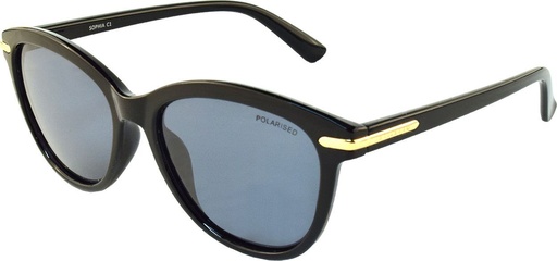 [9340457019950] Stiletto Sophia C1 Black / Smoke Polarised Lenses
