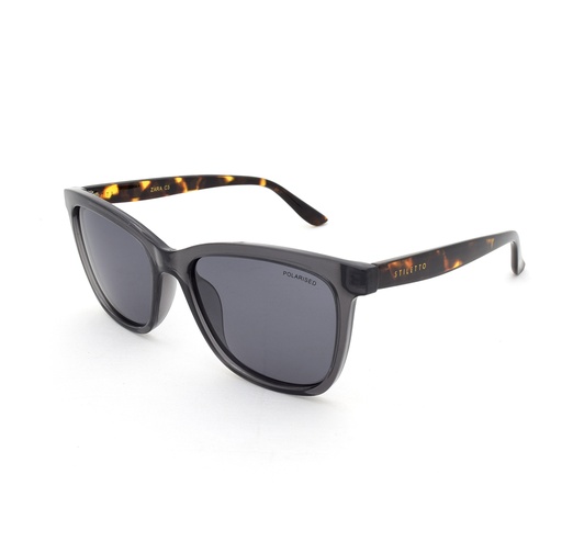 [9337217020646] Stiletto Zara C3 Shiny Crystal Smoke / Smoke Gradient Polarised Lenses