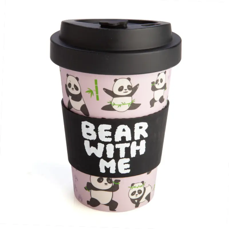 [9318051138377] Eco-To-Go Panda Bamboo Travel Mug