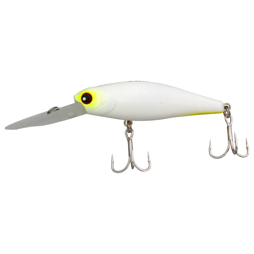 [8887113478900] FishArt Magnus Floating Minnow Fishing Lure | 75mm 10g | Yellow Headed Pearl