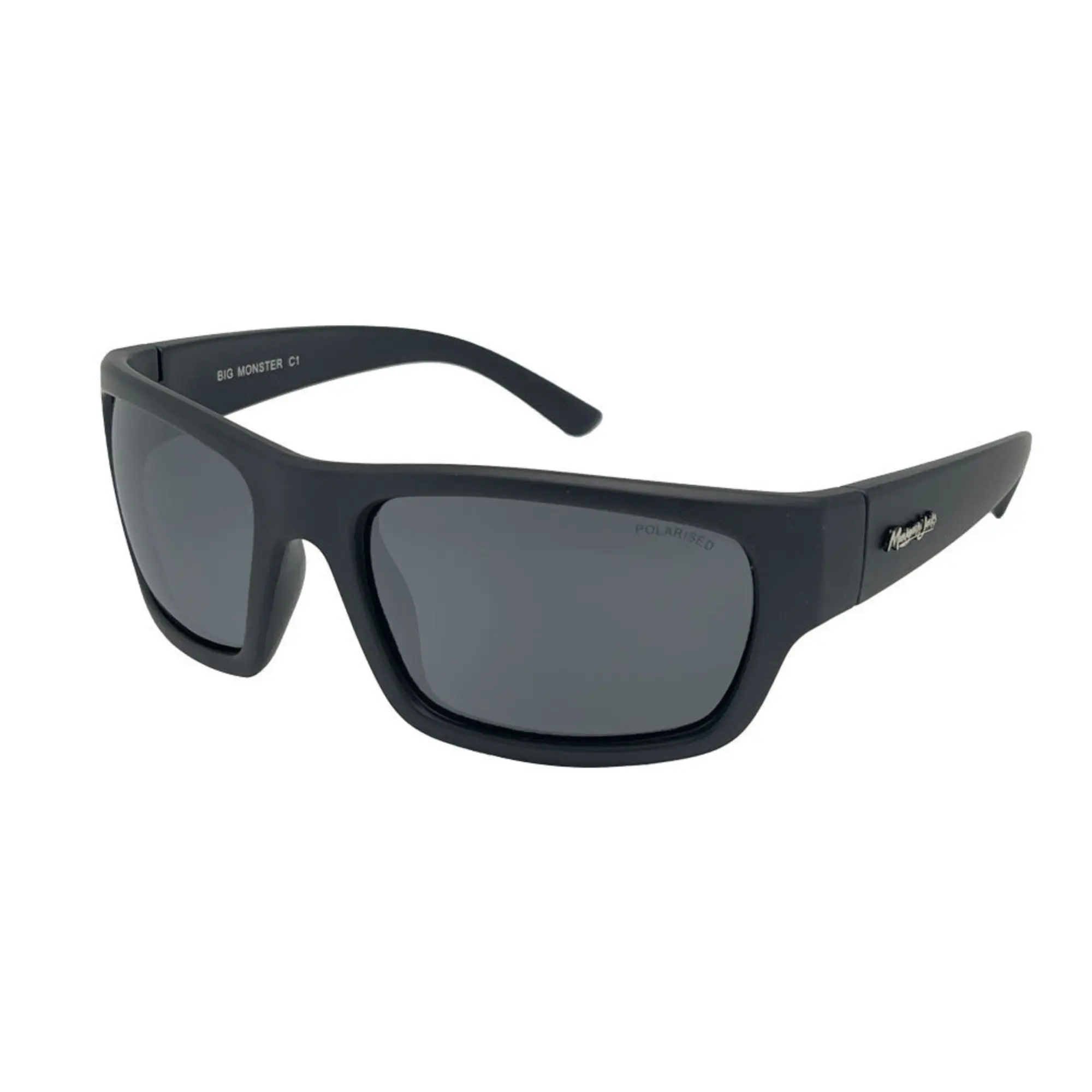 [9340457035776] Mangrove Jacks Big Monster C1 Matte Black / Smoke Polarised Lenses