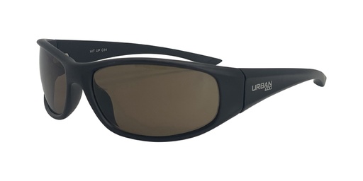 [9340457034236] Urban Zoo Hit Up C14 Black / Brown Lenses