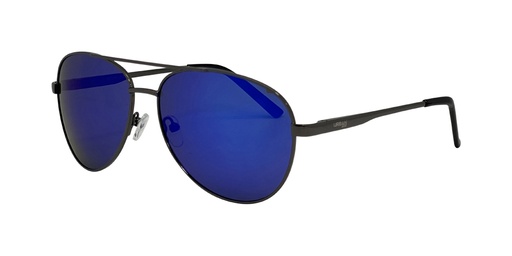 [9340457034304] Urban Zoo Saturn C12 Gunmetal / Smoke w Blue Revo Lenses