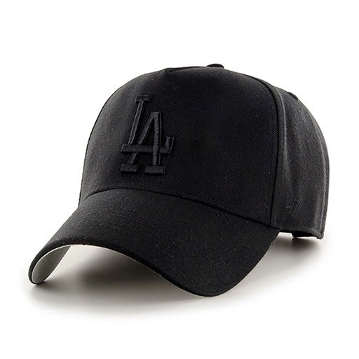 [193676338376] 47 Brand Los Angeles Dodgers MLB MVP DT Snapback Black/Black OSFM B-MPDTP12WBP-BKB