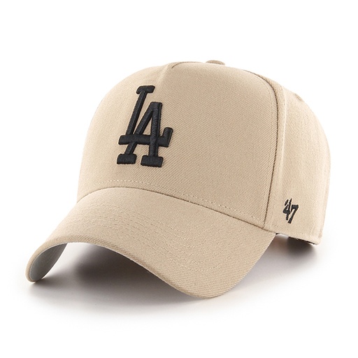 [193234937072] 47 Brand Los Angeles Dodgers MLB MVP DT Snapback Khaki OSFM B-MPDTP12WBP-KHA