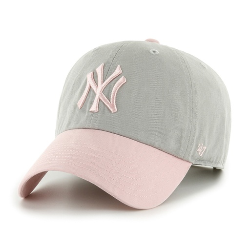 [197723253698] 47 Brand New York Yankees MLB Clean Up Grey/Pink OSFM B-NLTRG17GWS-GY